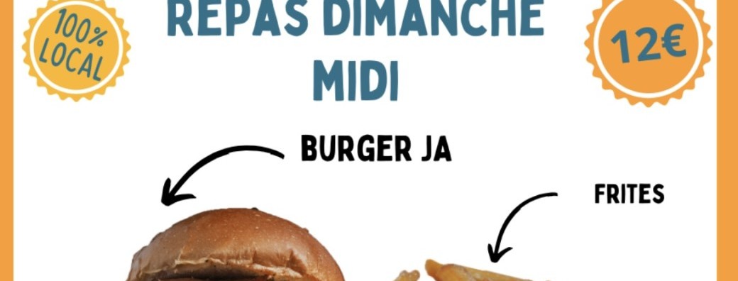 Réservation Burger des JA le 21 septembre à l’Espace André Lejeune lors du Salon du Mariage 