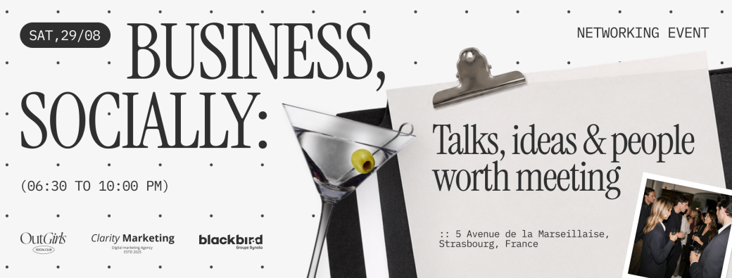 BUSINESS, SOCIALLY: Talks, ideas & people worth meeting
