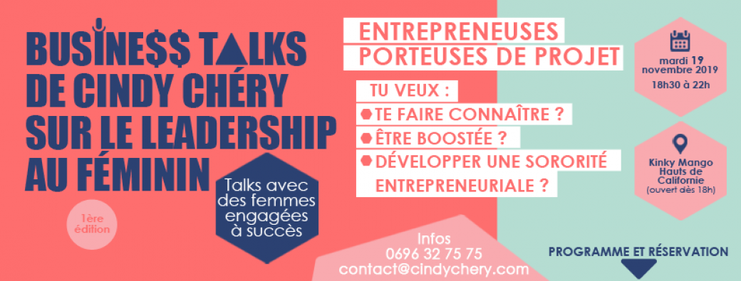 Business Talks de Cindy Chery : le Leadership au féminin