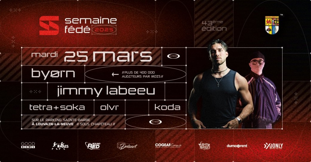 BYØRN @LLN, Semaine Fédé || Techno, Electro & Hard Techno