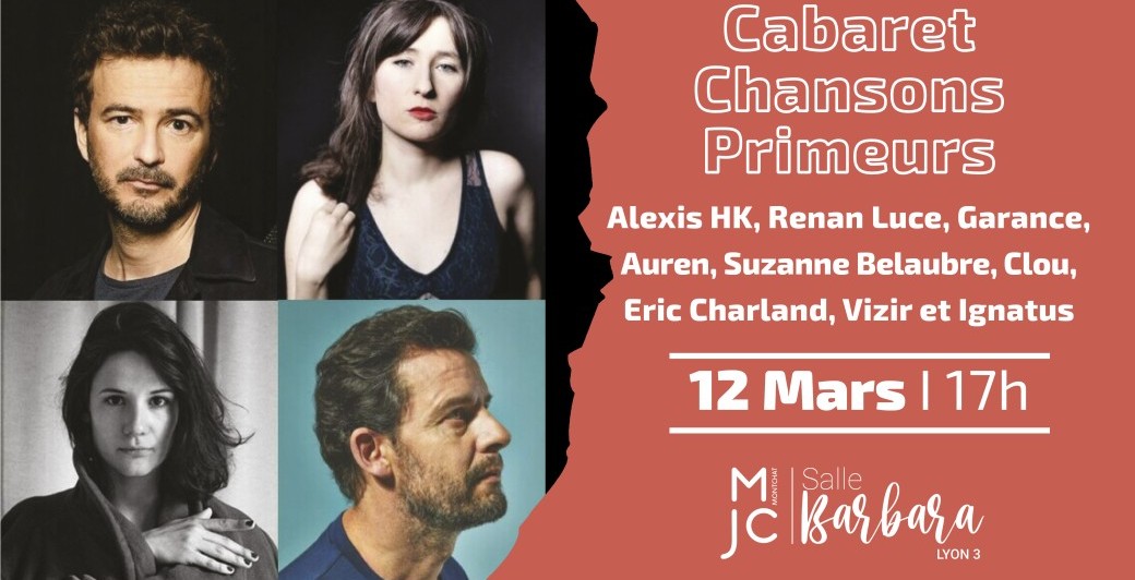 Alexis HK / Renan Luce / Garance / Clou / Suzanne Belaubre / Auren / Vizir et Ignatus