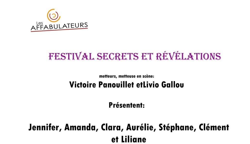 Cabaret d'improvisation (Festival secrets et révélations)