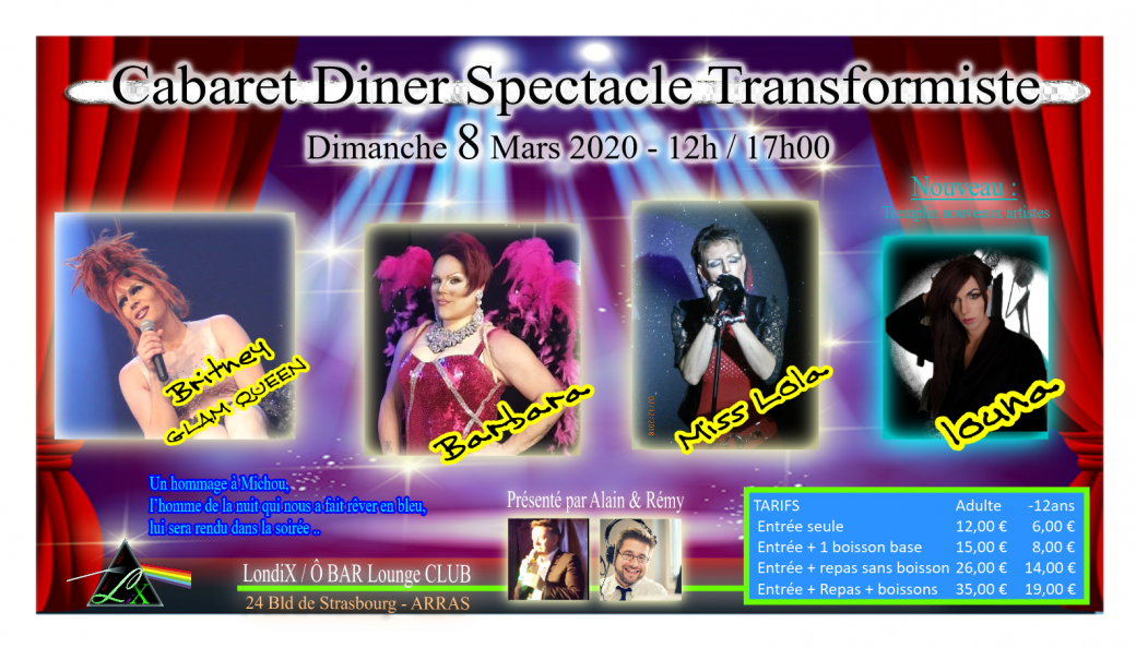 Cabaret Dîner Spectacle Transformiste