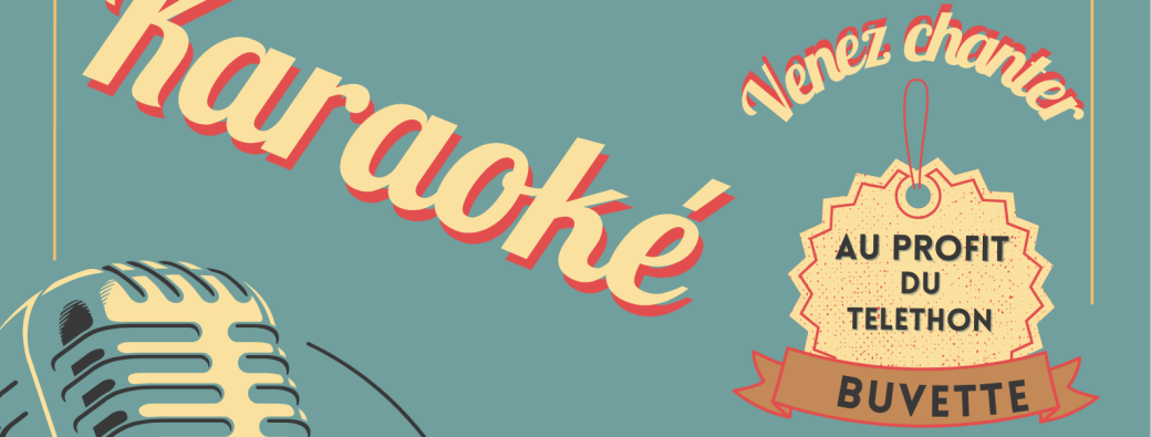 CABARET KARAOKE - Au profit du téléthon