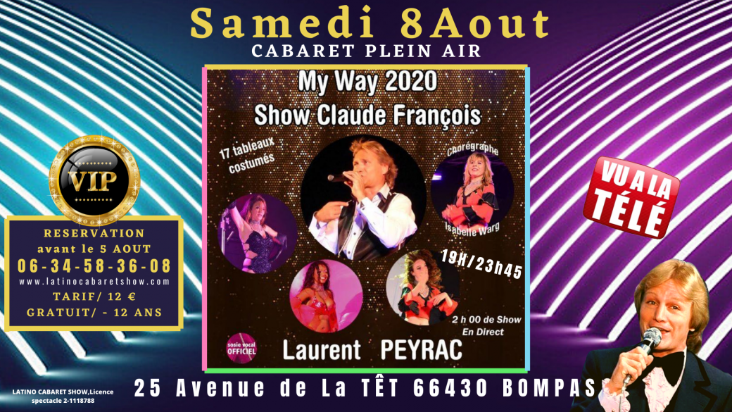 Tickets Cabaret Plein Air Claude Francois Billetweb Tickets Cabaret Plein Air Claude Francois Billetweb
