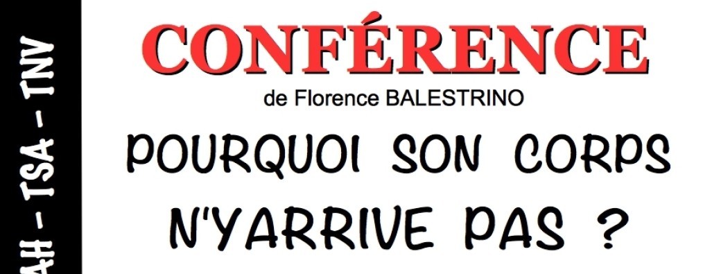 WEB - CONFÉRENCE (GRATUIT)  "Pourquoi son corps n'y arrive pas ?"