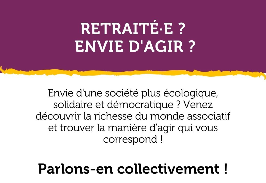 Café-atelier "Retraité-es ? Envie d'agir ?"