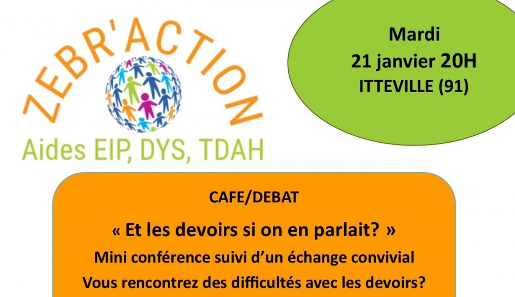 Café/débat  "Et les devoirs scolaires si on en parlait?"