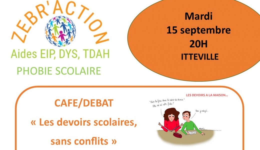 Café/débat  "Gérer les devoirs scolaires sans conflit"