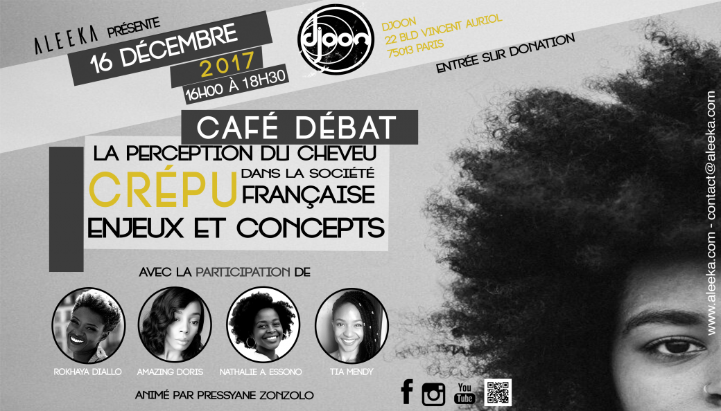 Café-débat : La perception du cheveu crépu en France