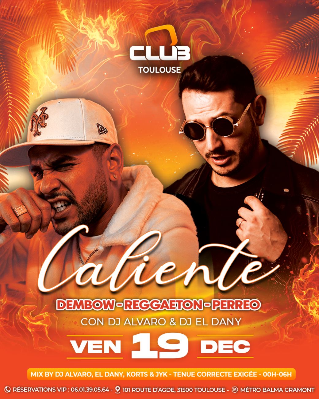 Caliente  - FREE PASS 00H-01H