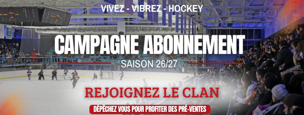 Campagne d'abonnement HCMB - Saison 2026-2027