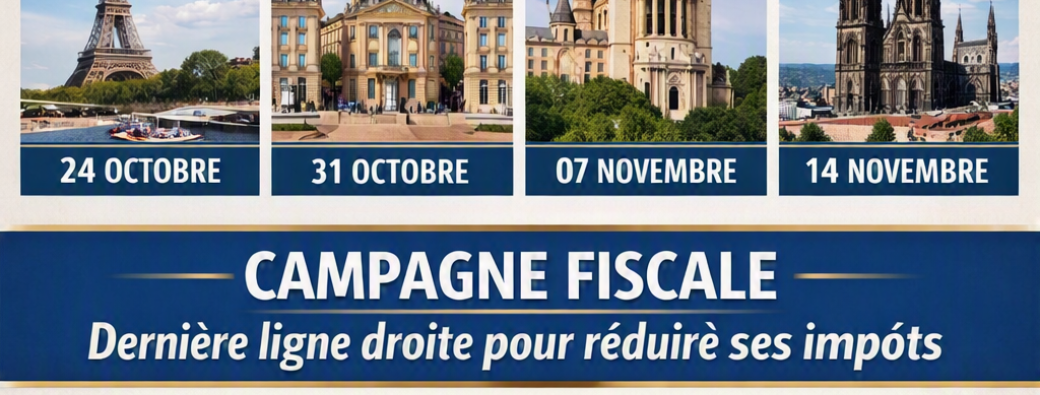 Campagne Fiscale - Dernière ligne droite pour réduire ses impôts