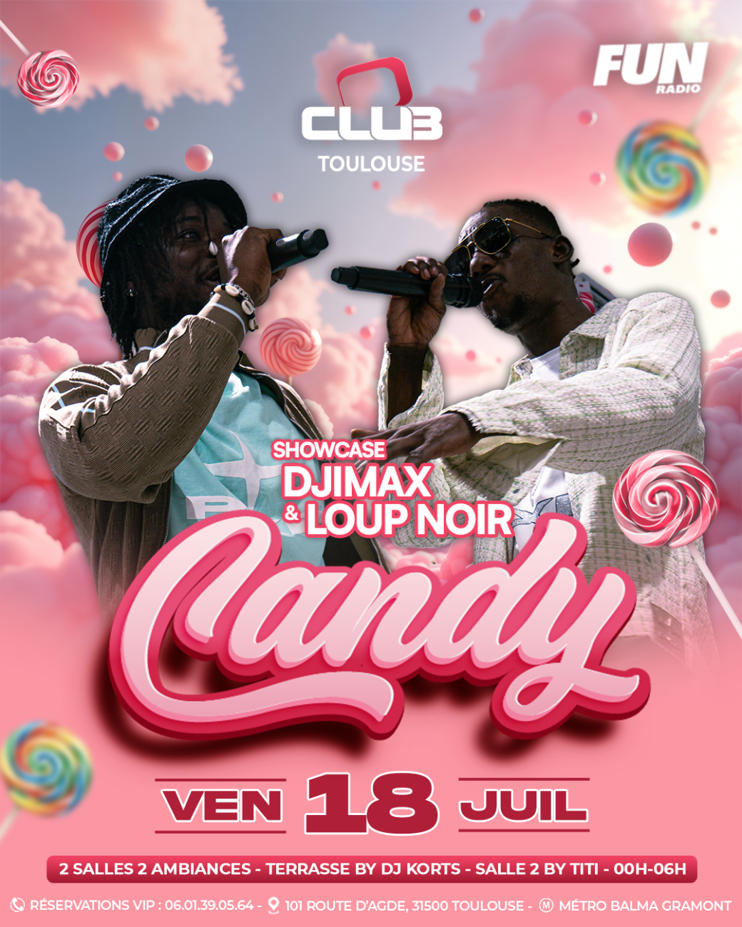 CANDY - Free Pass 00H-01H 