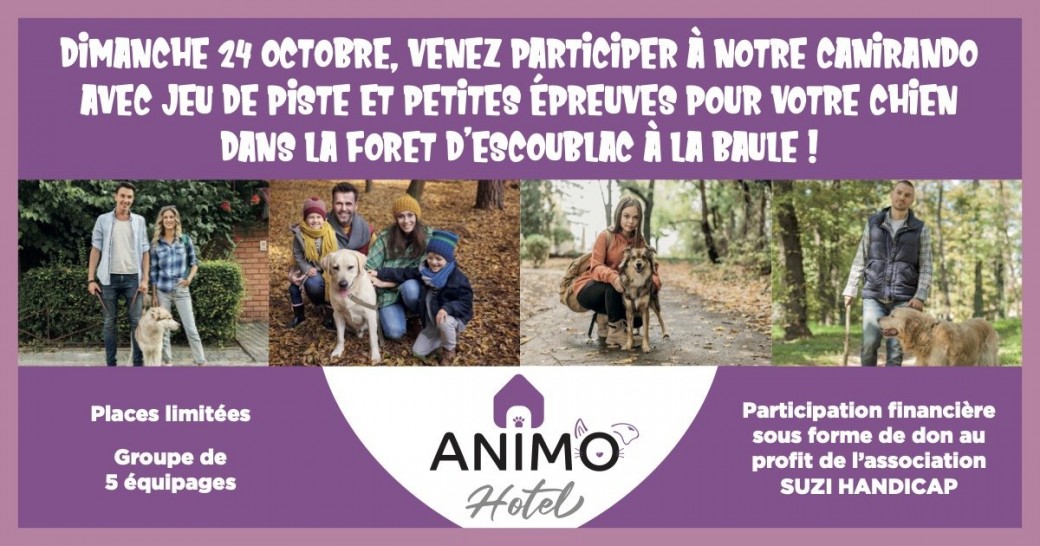 Canirando foret La Baule Escoublac