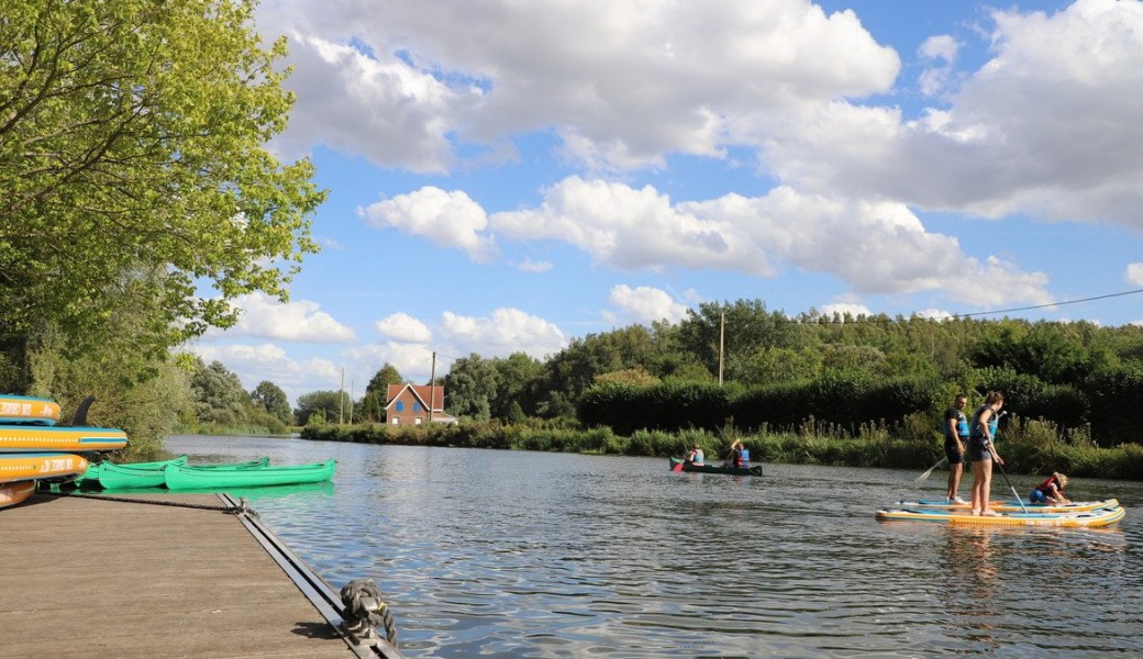 Canoë, kayak et paddle sur la Scarpe