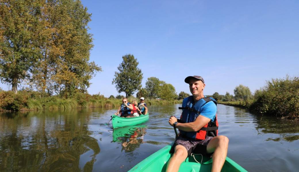 Canoë, kayak et paddle sur la Scarpe