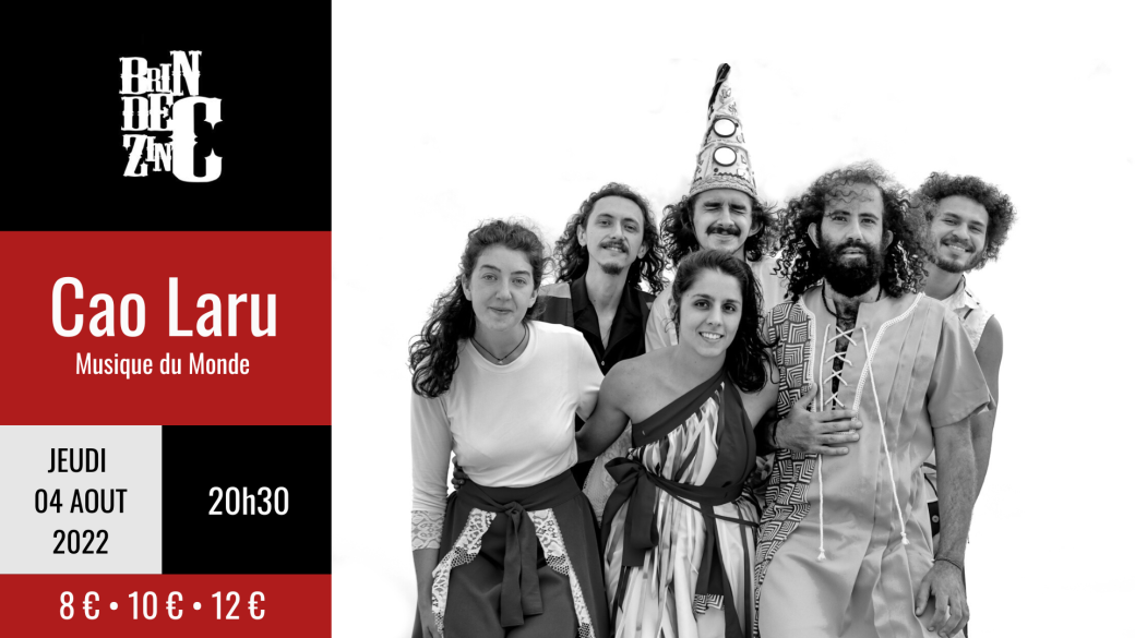 Cao Laru (Musique du monde • France-Brésil-Argentine)