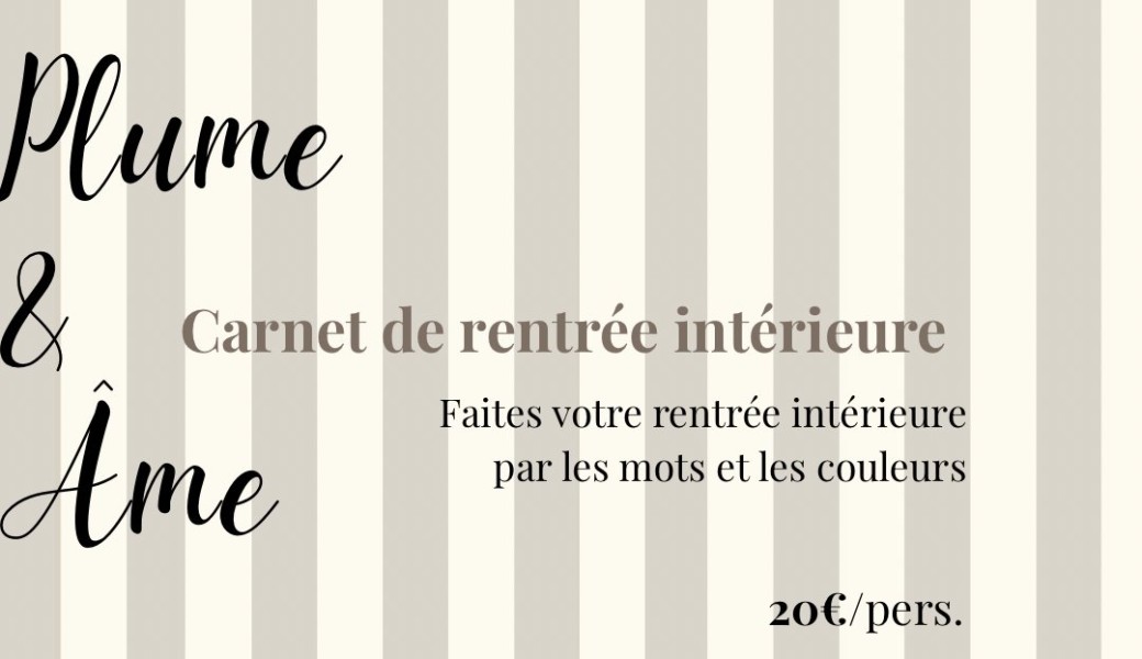 Carnet de rentrée intérieure