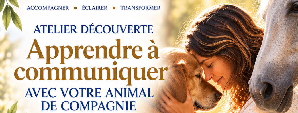 APPRENDRE À COMMUNIQUER AVEC MON ANIMAL