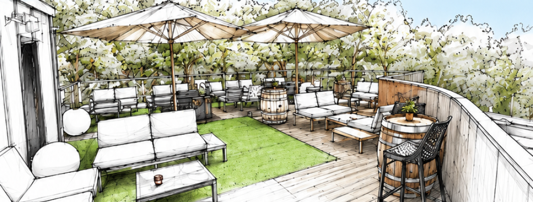 Carribean Sunset - La Haut - Rooftop Bar -