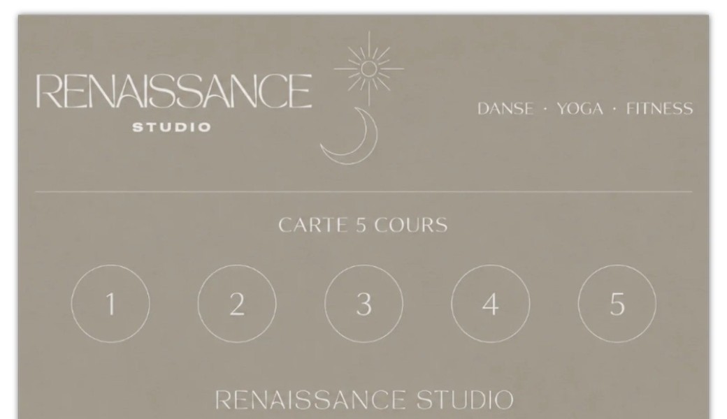 Carte 5 cours atelier DANSE