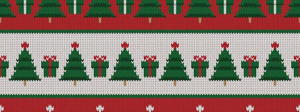 Carte à broder sur la thématique de Noël