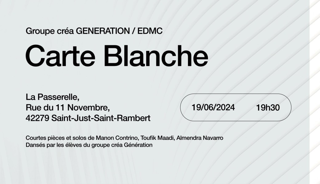 Carte Blanche 