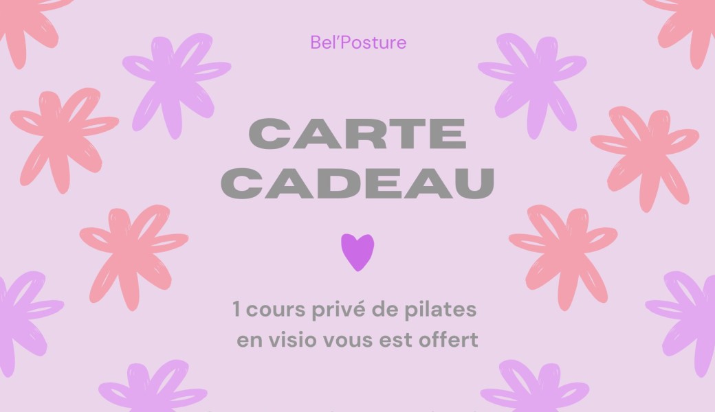 carte cadeau 1 cours privé en visio
