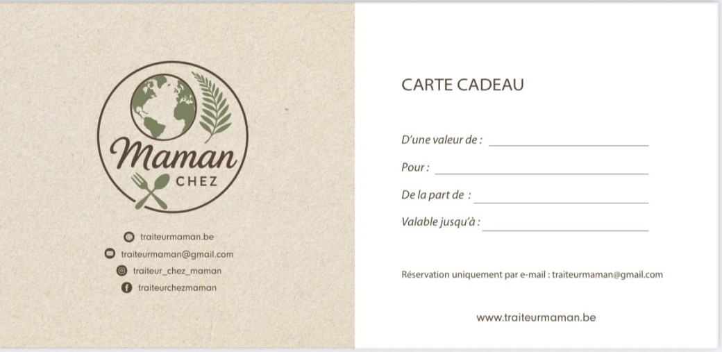 CARTE CADEAU MAMAN 