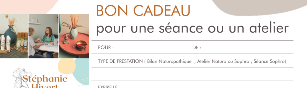 Carte Cadeau - Sophrologie - 1H