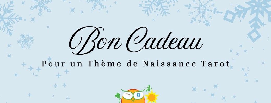 Carte cadeau Thème de naissance Tarot