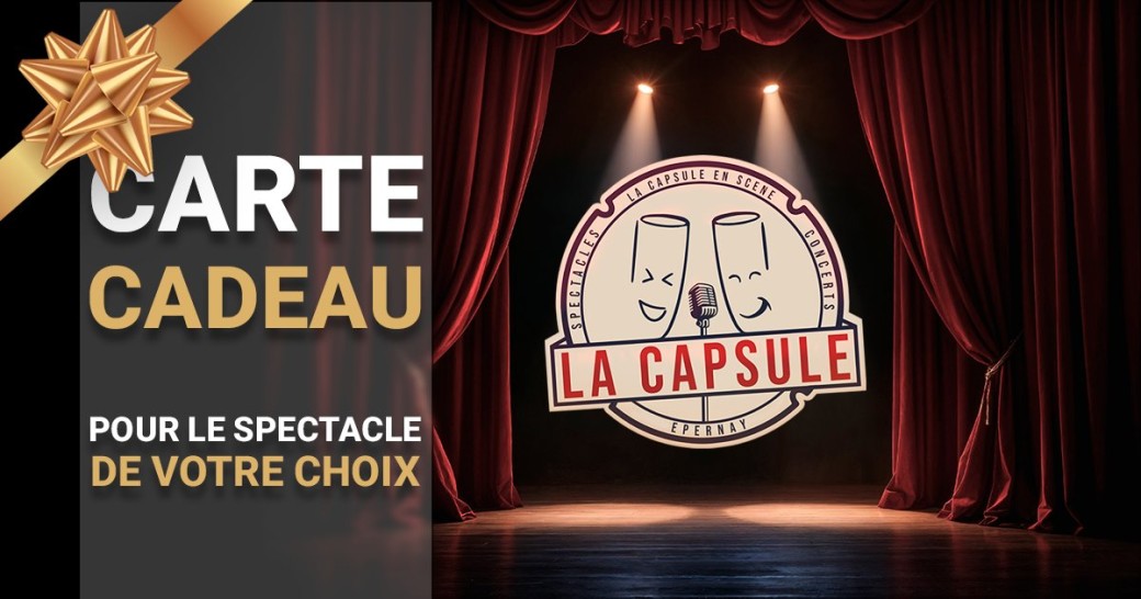 Carte cadeau - valable sur l'ensemble de nos spectacles