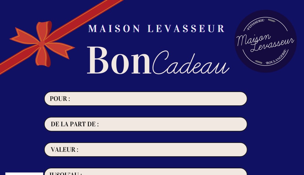 Carte cadeau Maison Levasseur