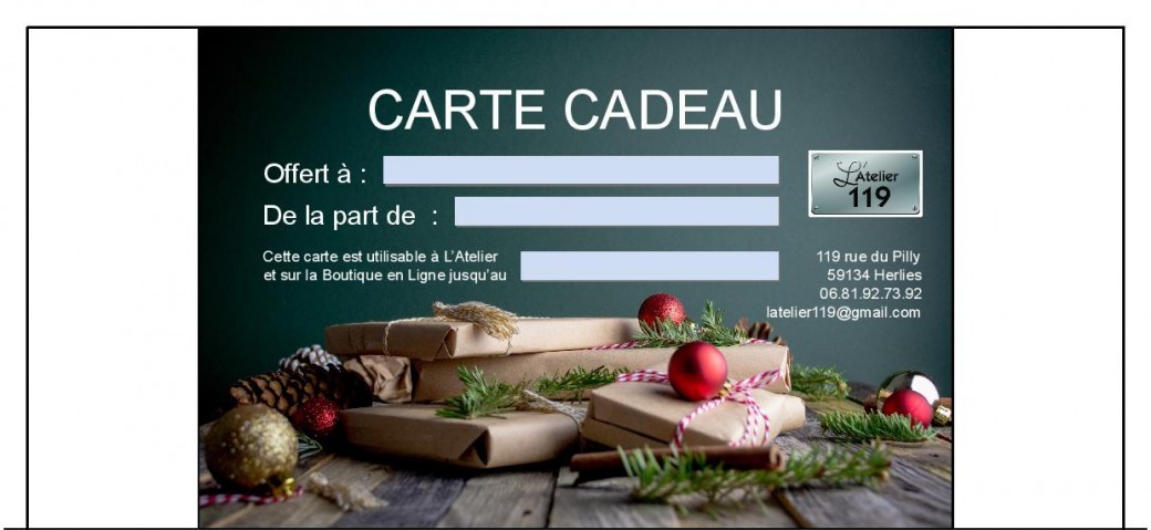 Carte Cadeau