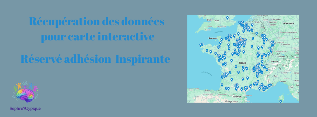Carte interactive Sophro'Atypique