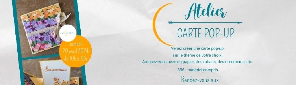Carte pop-up aux Halles Créatives