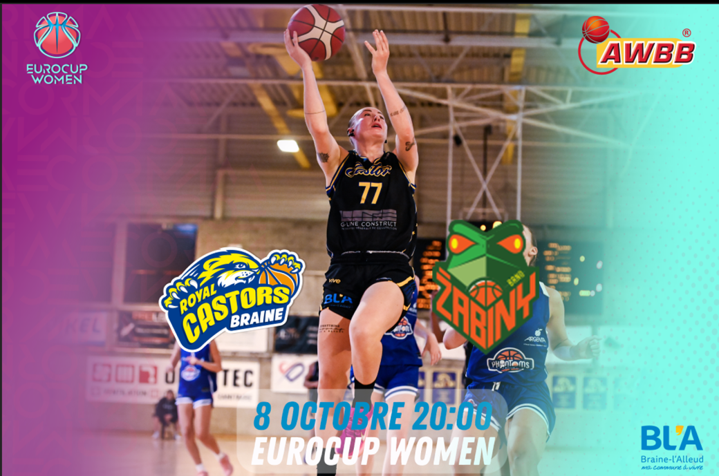 EUROCUP WOMEN : Castors Braine - Zabiny Brno
