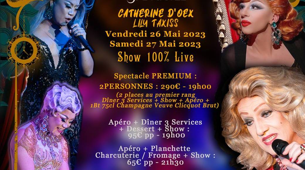 Catherine D'Oex, Lily Taxiss, Madame Yoko @Barnum Drag Show