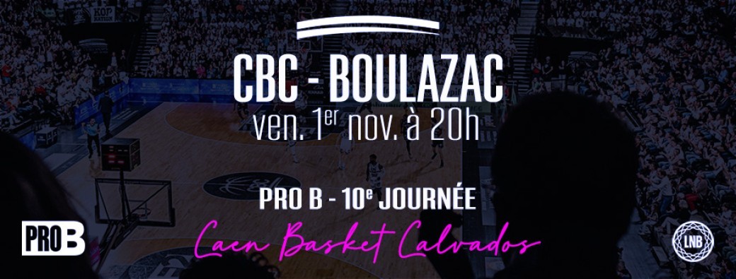 CBC - BOULAZAC - J10 PROB