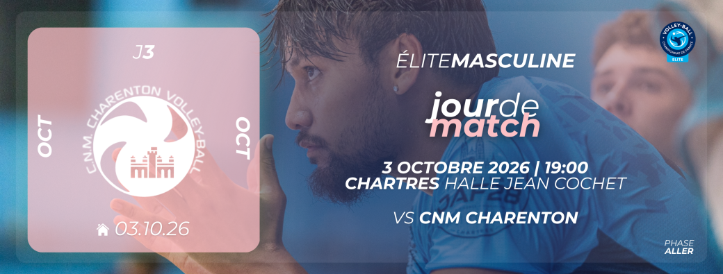 C'Chartres Volley - C.N.M Charenton Volley-Ball
