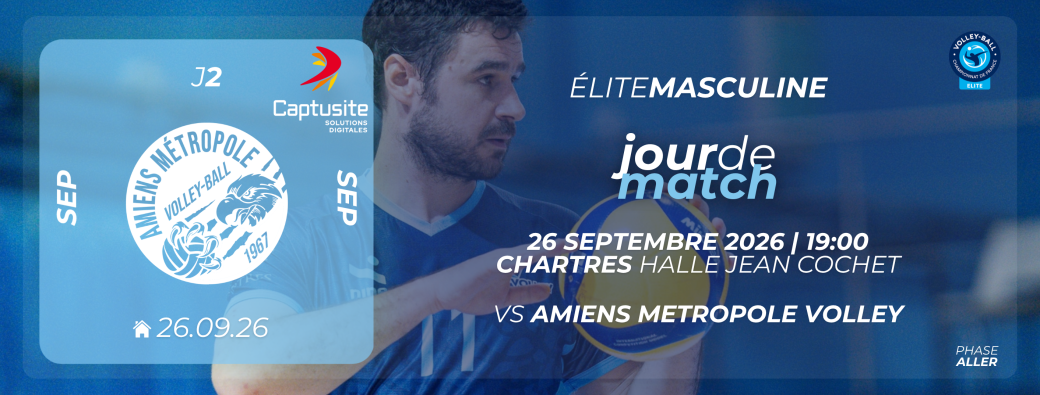 C'Chartres Volley - Amiens Métropole Volley