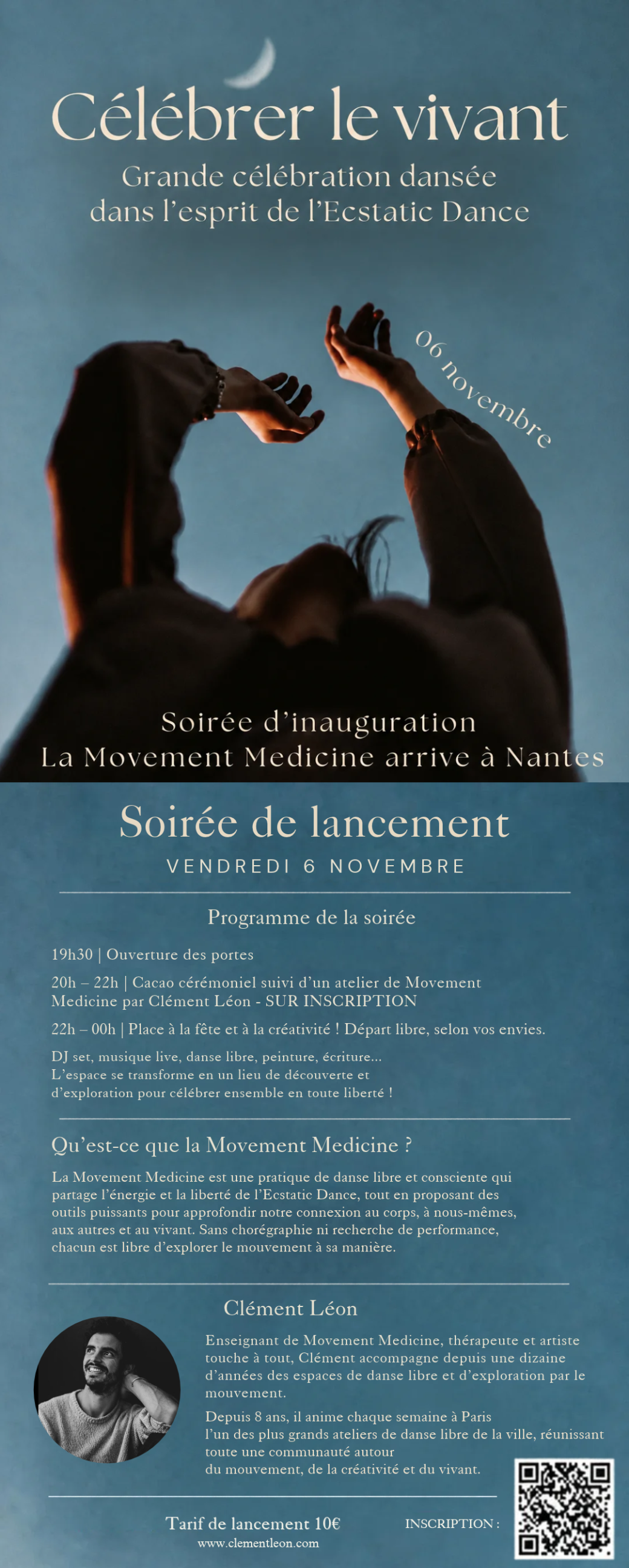 Célébrer le vivant: soirée lancement Movement Medicine Nantes