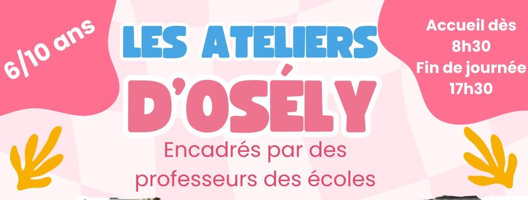 Centre de loisirs 7 au 11 juillet 2025