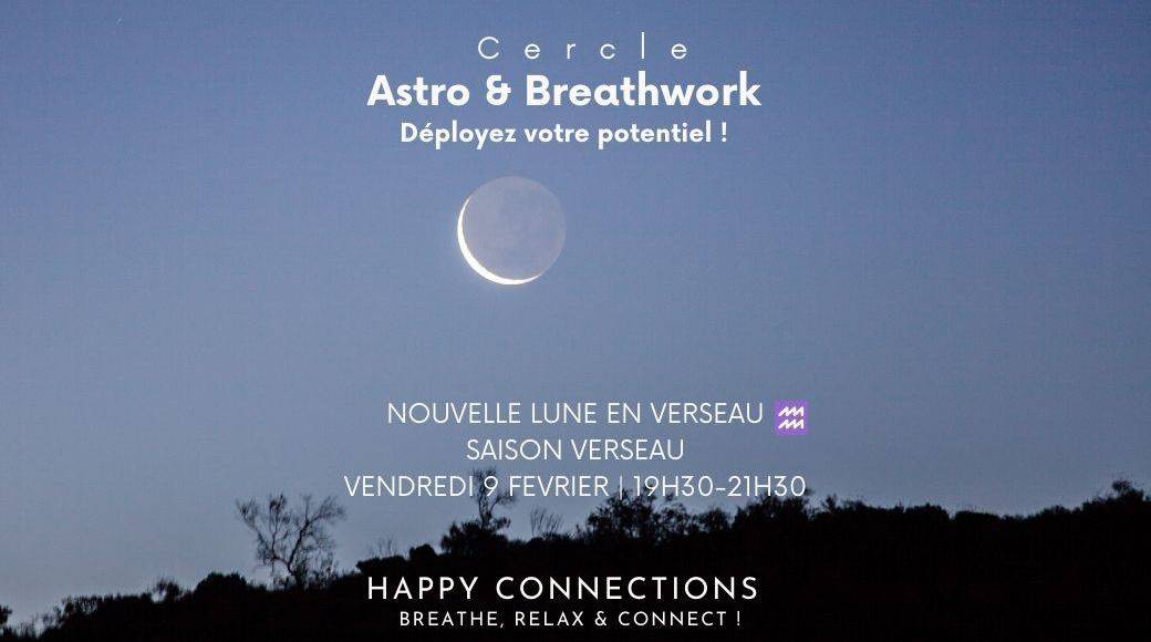 REPLAY Cercle - Astro & BreathWork Nouvelle Lune en VERSEAU