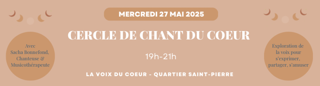 Cercle de chant du coeur et tambours