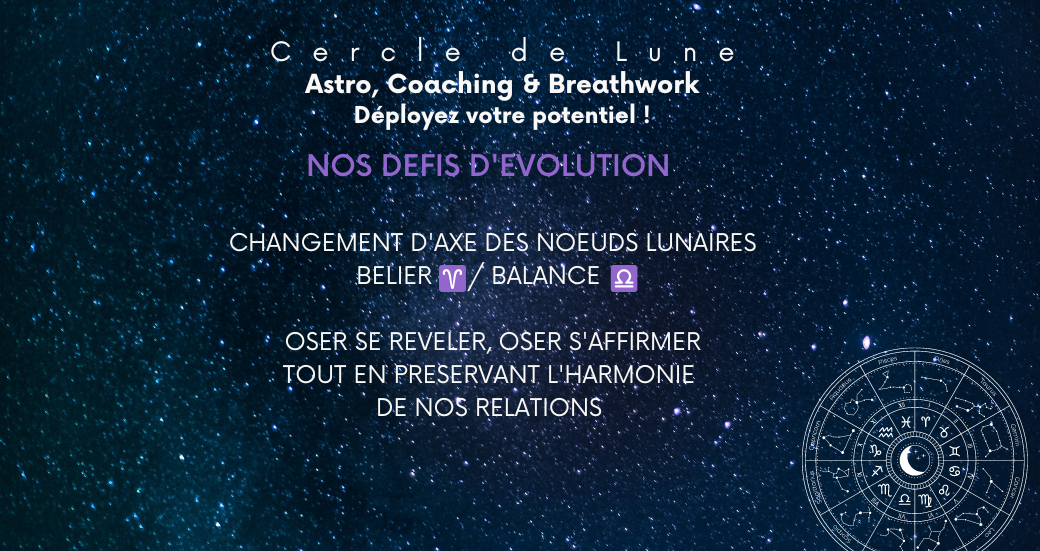 REPLAY Cercle de Lune - Astro, Coaching & BreathWork - Nos défis d'évolution