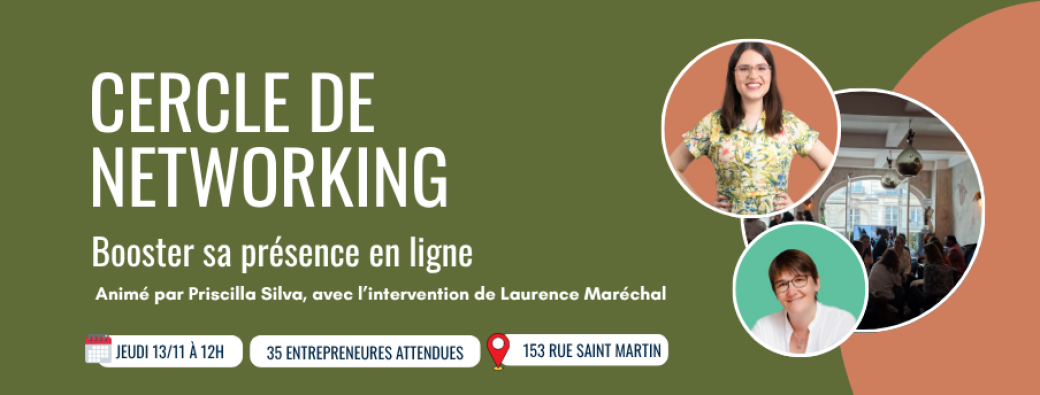 Cercle networking # 2 - Booste ta présence en ligne