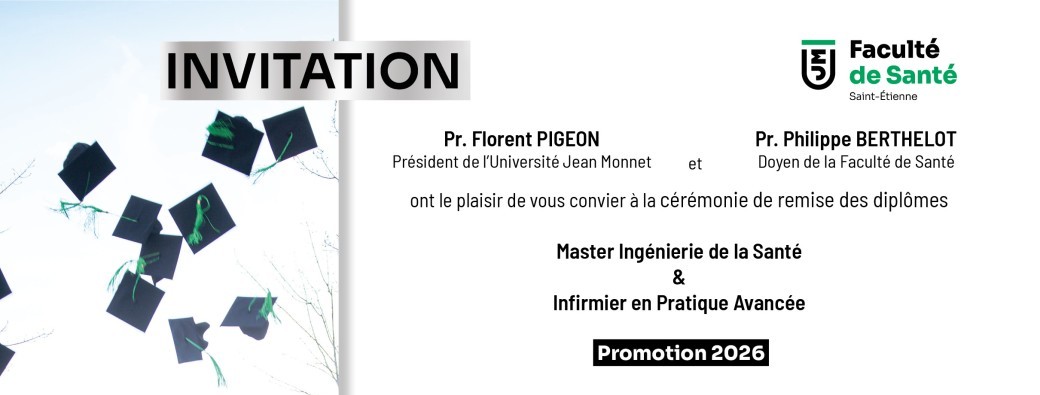 Cérémonie de remise de diplôme Master et IPA