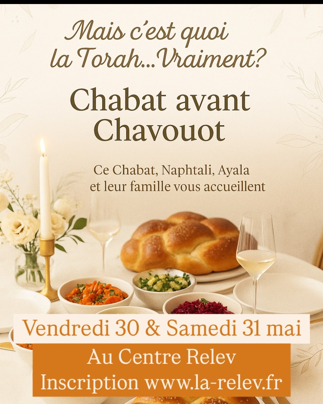 Chabat avant Chavouot